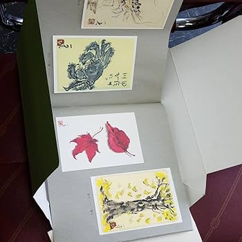 Amazon.co.jp: はがき詩画集「ハガキに描いた花の絵と詩」村上一